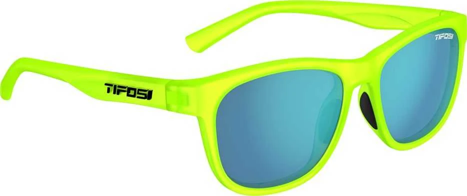 TIFOSI Akiniai Swank Satin Electric Žalias (1 stiklinė Smoke Bright Mėlyna 11,2% šviesos pralaidumas)