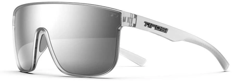 TIFOSI Akiniai TIFOSI SANCTUM XL satin clear (1 stiklas Sidabrinis Mirror xx% šviesos pralaidumo) (NAUJIENA 2025) (PREMJERA: 2025-04-15)