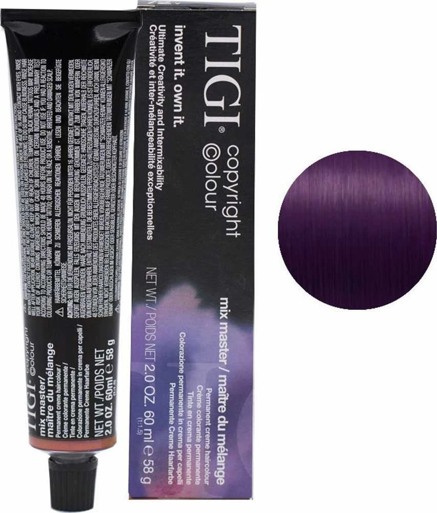 Tigi Bed Head Tigi Colour Mix Master permanentiniai plaukų dažai 0/22 violetinė spalva, 60 ml