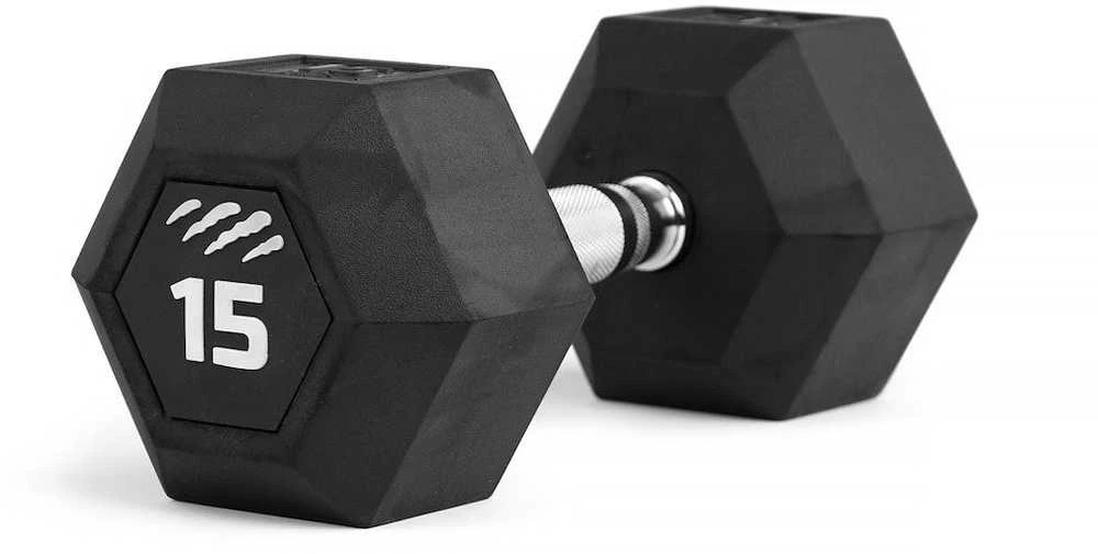 Svarmuo / hantelis TIGUAR Dumbbell HEX 5–50 kg (Svoris: 15 kg)