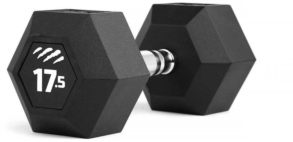 Svarmuo / hantelis TIGUAR Dumbbell HEX 5–50 kg (Svoris: 17.5kg)