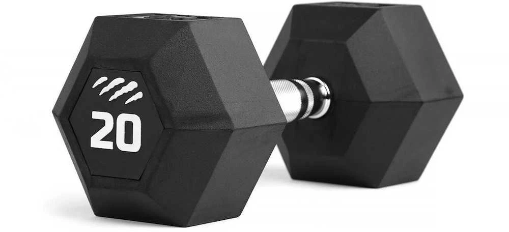 Svarmuo / hantelis TIGUAR Dumbbell HEX 5–50 kg (Svoris: 20 kg)