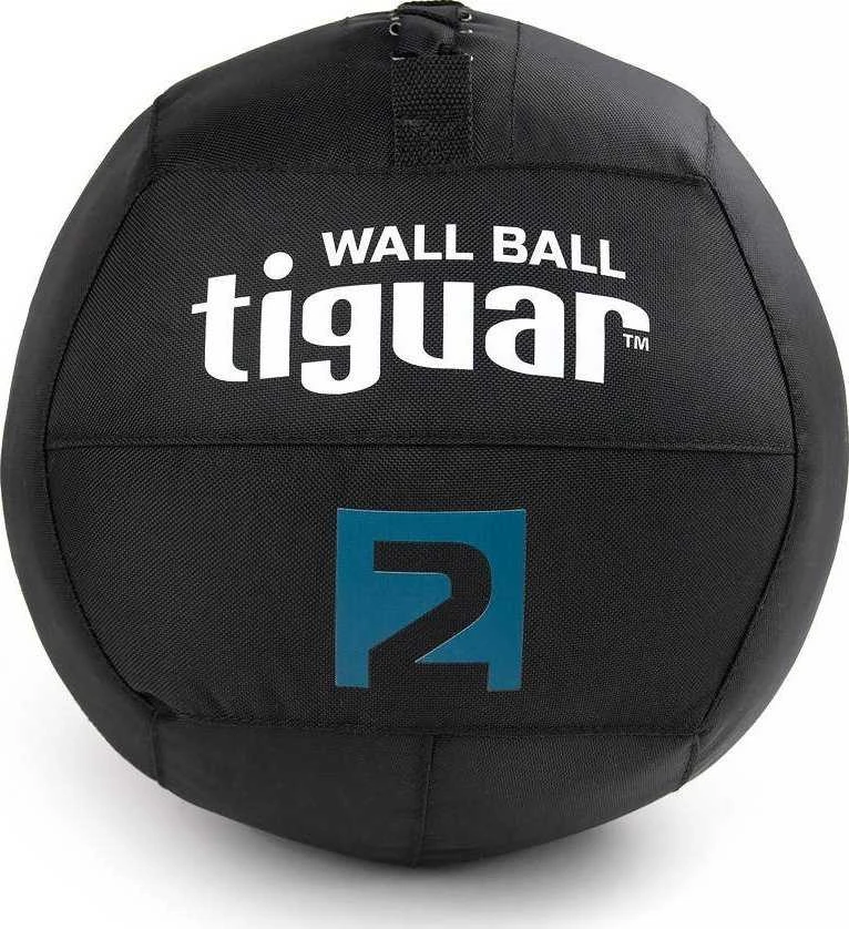 Pasunkintas kamuolys Tiguar wall ball 2kg