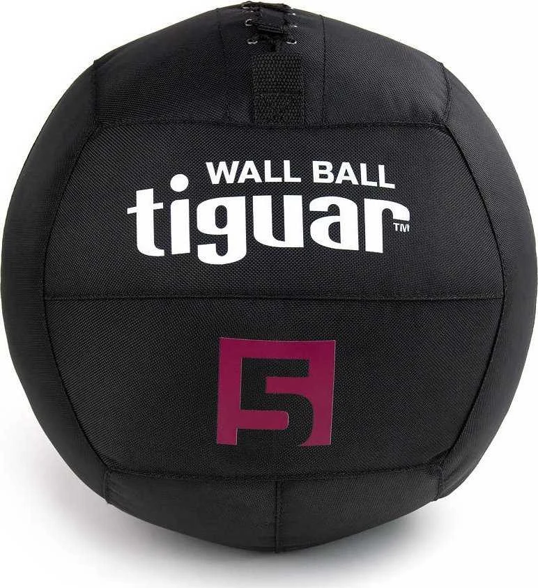 Pasunkintas kamuolys Tiguar wall ball 5kg