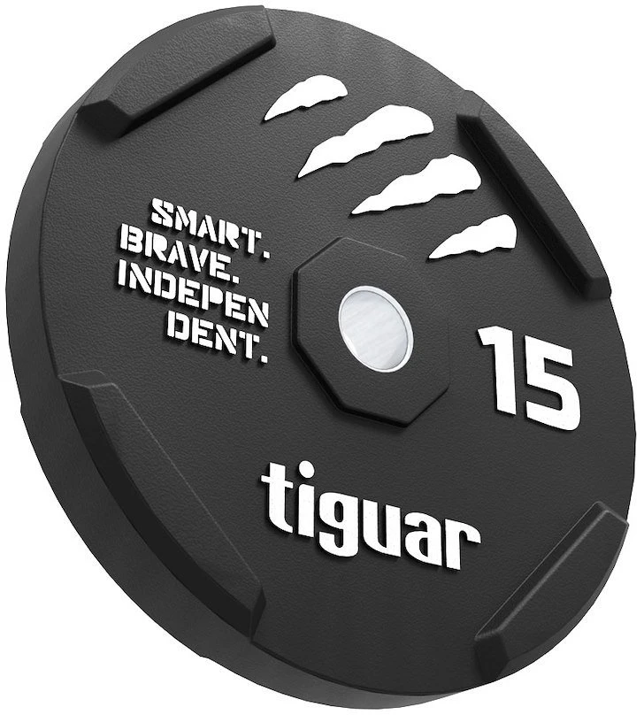 Tiguar Bumper guminis juodas 15 kg (TI-WBRB01500)