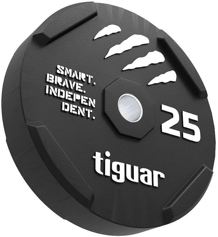 Tiguar Guminis svarelis juodas 25 kg (TI-WBRB02500)