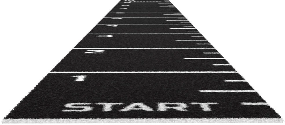 Tiguar sprint takelis 10m/1m juodas