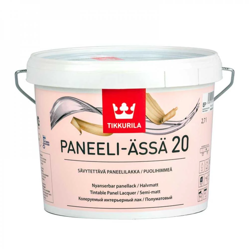 Tikkurila LACQ F/PANEL S-GL PANEELI-ASSA 2,7L