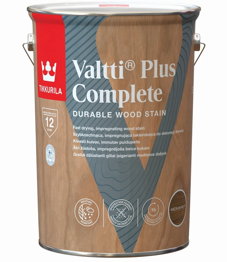 Tikkurila VALTTI PLUS COMPLETE MEDIUM NUT 5L