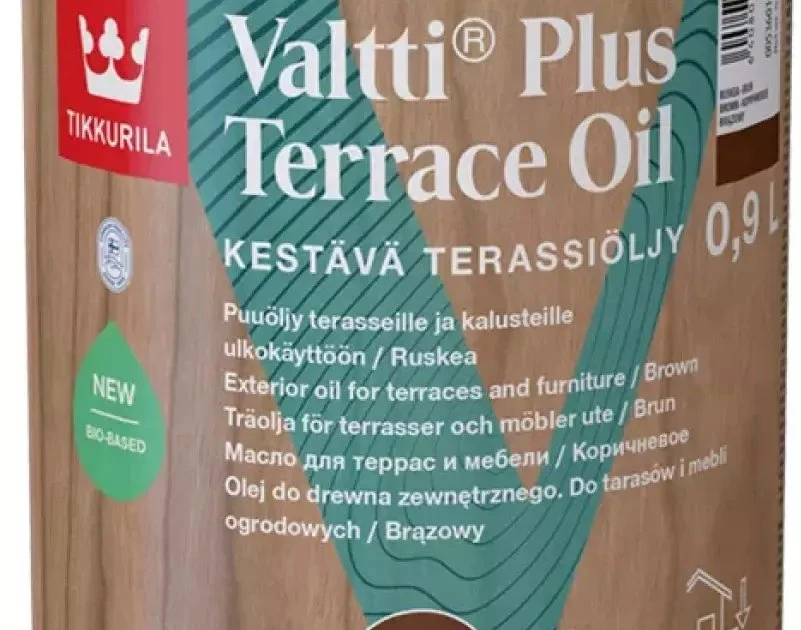 Tikkurila VALTTI+ TERRACE OIL BROWN YD 0.9L