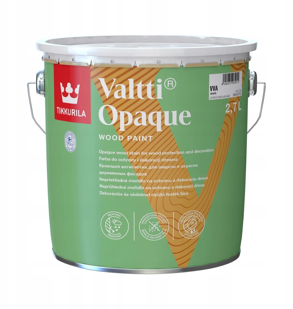 Tikkurila Wood Paint Valtti Opaque VC 2.7L
