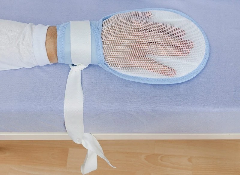 Timago Apsauginės Pirštinės - Savęs Žalojimo Prevencija L Mėlyna/Balta