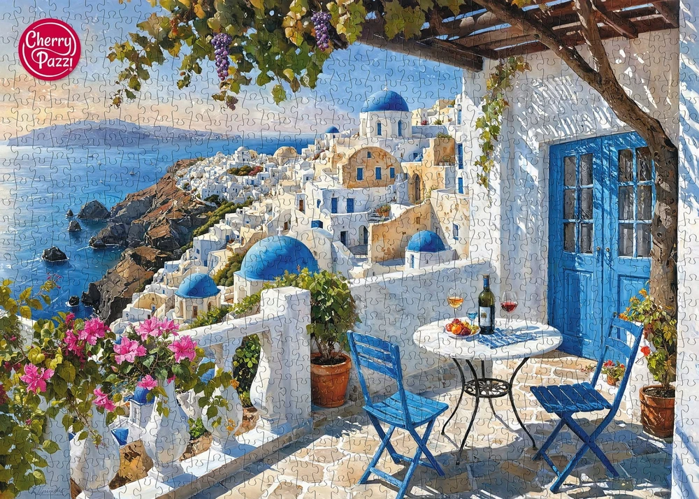 Nezatříděno CherryPazzi dėlionė Santorini Blues 1000 det