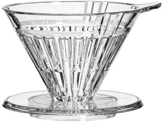 Timemore Dripper Crystal Eye Turbo PCTG 01 skaidri juoda