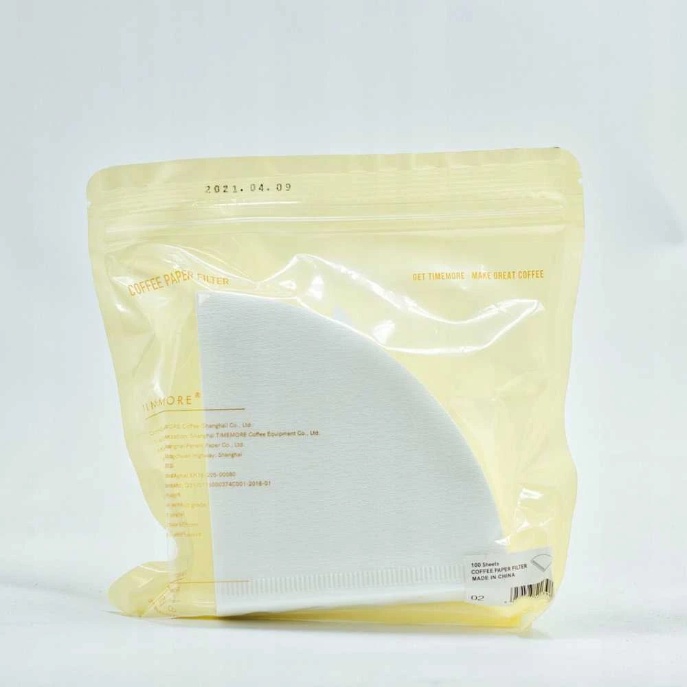 Kavamalė Timemore – V-02 Šanchajaus popieriniai filtrai – 100 vnt