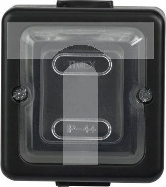 Timex Elektro WNT-6/7J CZA LOFT Mygtuko lemputė/varpelis n/t IP44 juoda /juoda gumuotas raktas/ WNT-6/7J CZA