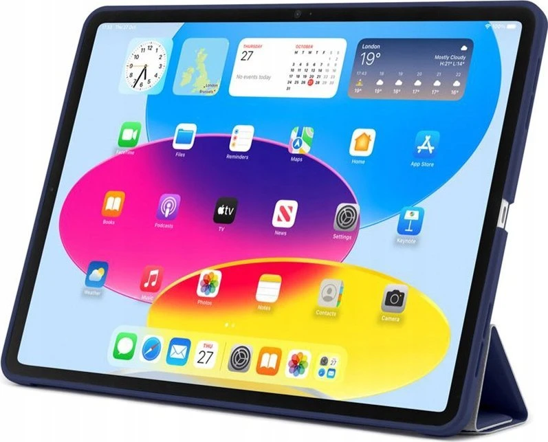 Pipetto Origami No1 Original dėklas, dark mėlynas – Apple iPad (A16)/Apple iPad (2022)