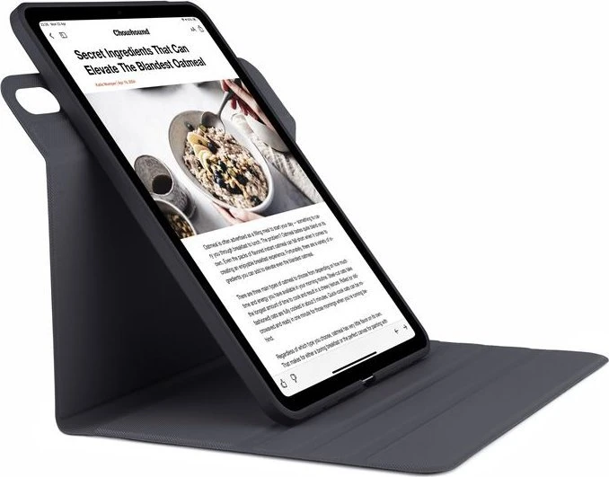 Pipetto Origami No5 Rotating dėklas, juodos spalvos – iPad Air 13″ 2024/2025/2026