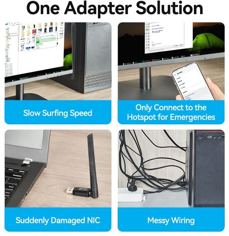 Tinklo adapteris Vention KDTB0