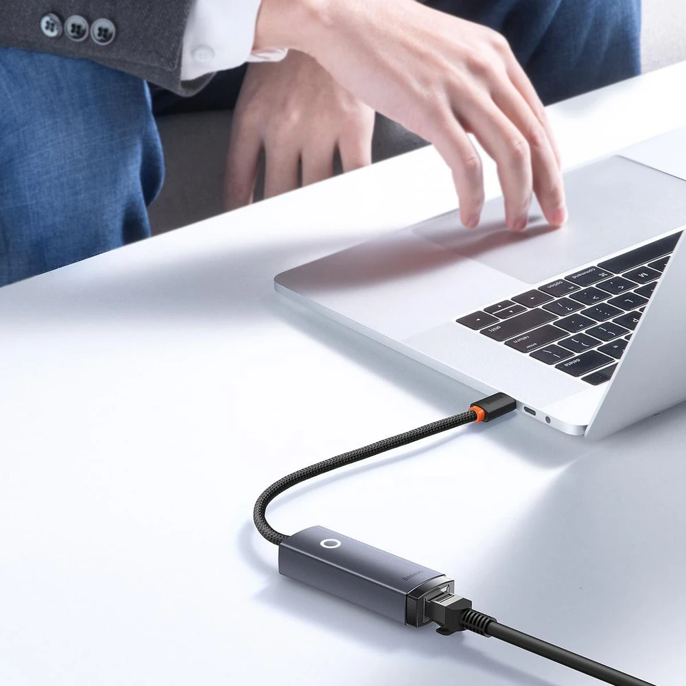 Baseus Adapteris tinklo USB C - RJ45 Gigabit 1000Mbit/s