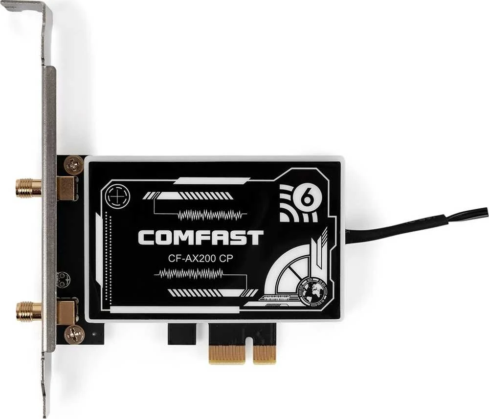 Comfast Karta jungiama į tinklą Wi-Fi na PCI-E AX3000 Wi-Fi 6 ARGB