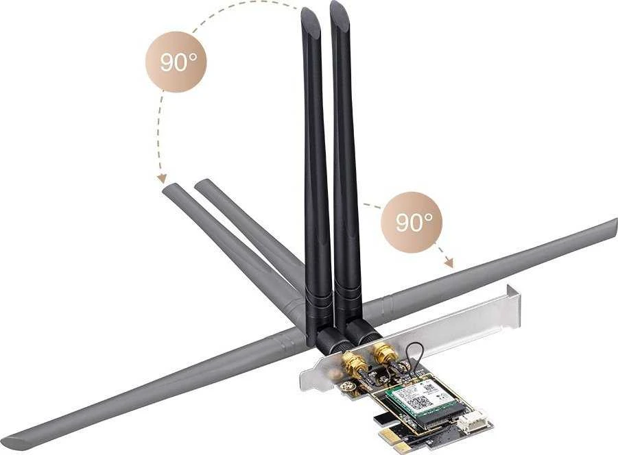 Cudy Karta jungiama į tinklą WE3000 WiFi AX5400 PCI-E