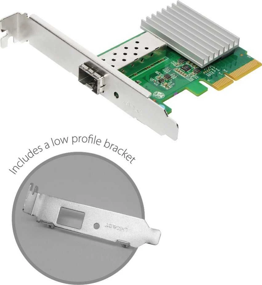 EDIMAX 10Gbps Ethernet SFP+ PCI Express serverio adapteris