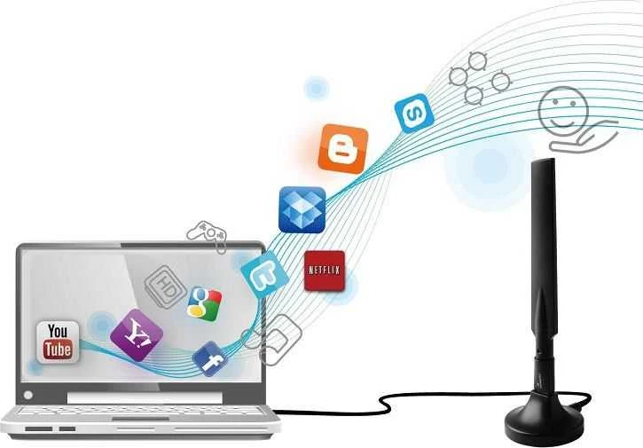 „Edimax EW-7811UAC AC600 Wi-Fi“ dviejų juostų didelio stiprinimo USB adapteris