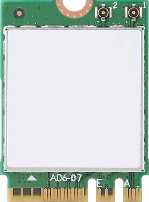 „Intel Wi-Fi 6E AX210“, WLAN + „Bluetooth 5.2“ adapteris – M.2 / A-E-Key