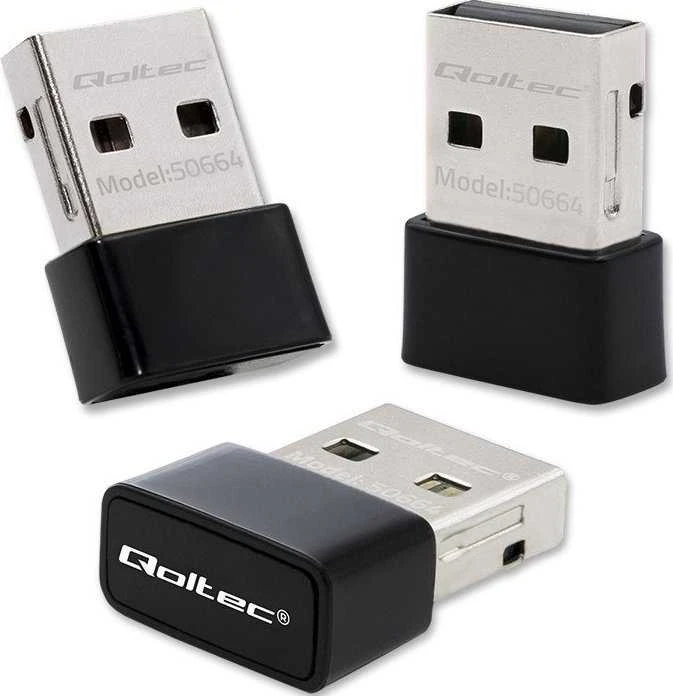 Qoltec Ultrafast mini belaidis USB Wi-Fi adapteris AC 650Mbps