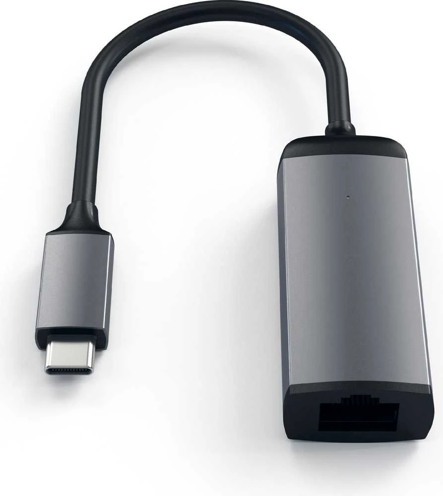 USB šakotuvas Satechi USB-C į Gigabit Ethernet Kosminė pilka