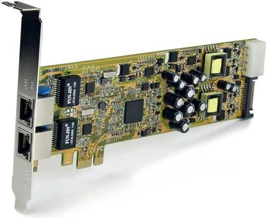 „StarTech.com“ dviejų prievadų PCI Express gigabito tinklo plokštė