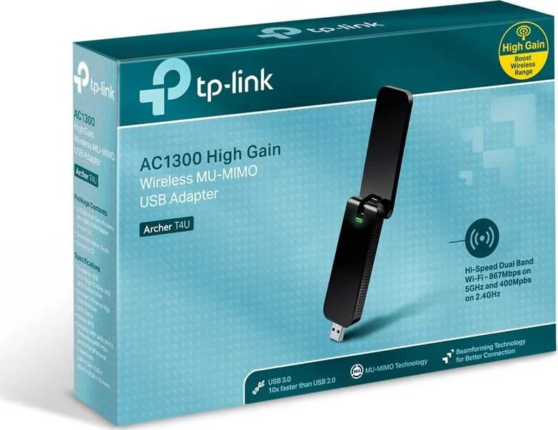 TP-Link Archer T4U tinklo plokštė