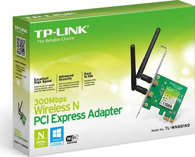 TP-Link TL-WN881ND tinklo plokštė