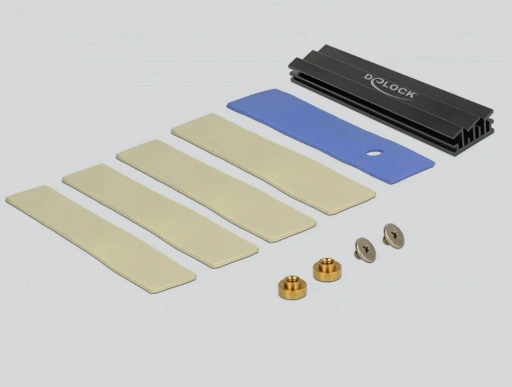 Delock PCIe x4 > 1 x M.2 Key B 1 x M.2 Key M žemo profilio formos faktorius