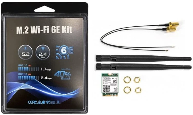 ASRock Deskmini M.2 WiFi6e Kit (AX210)