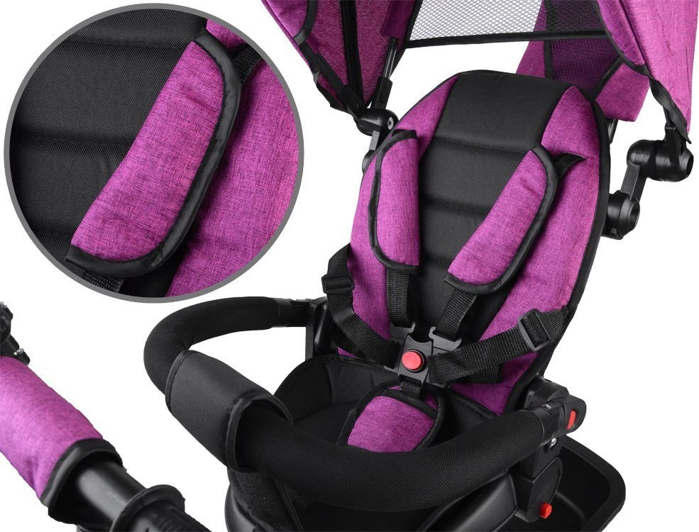 Jokomisiada Triratis dviratukas Tiny Bike 3W1 Z Daszkiem