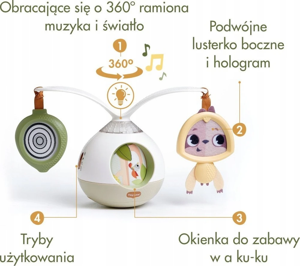 TINY LOVE 13075068 Karuselė Laikas pilvo BOHO
