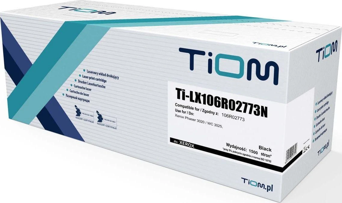 Toneris Tiom Juodieji pakeitimai 106R02773 (Ti- LX106R02773N)