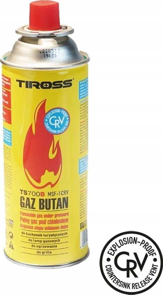 Butano dujų balionėlis Tiross TS-700, 227 g.