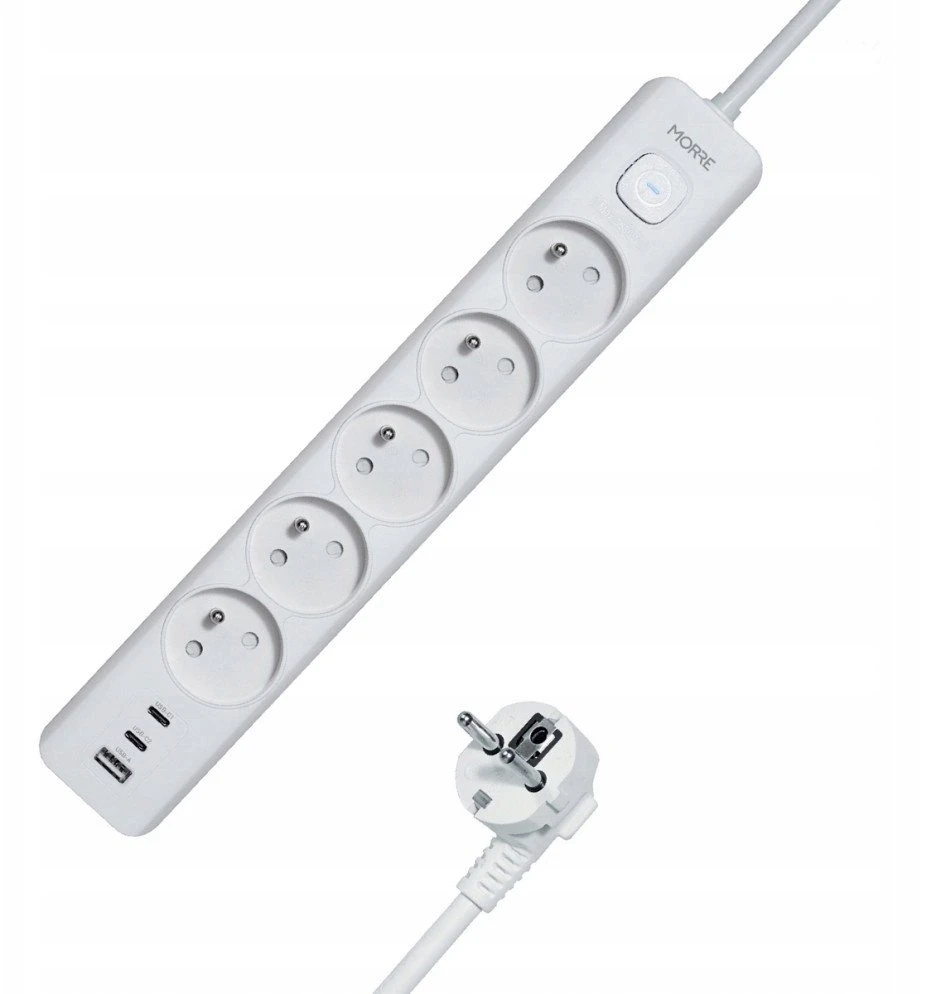 Tiross MORRE MAITINIMO JUOSTA 5G USB, 2xUSB-C, 1,5m