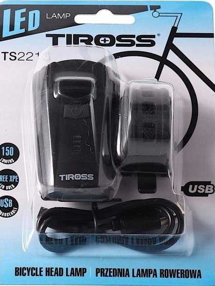 Tiross dviračio žibintas TS-2213