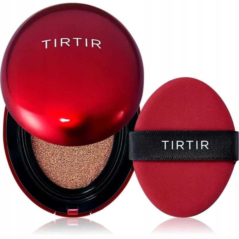 Tirtir Mask Fit Raudona Cushion SPF 40 PA++ makiažo pagrindas-pagalvėlė, atspalvis: 34C Amber, 18 g