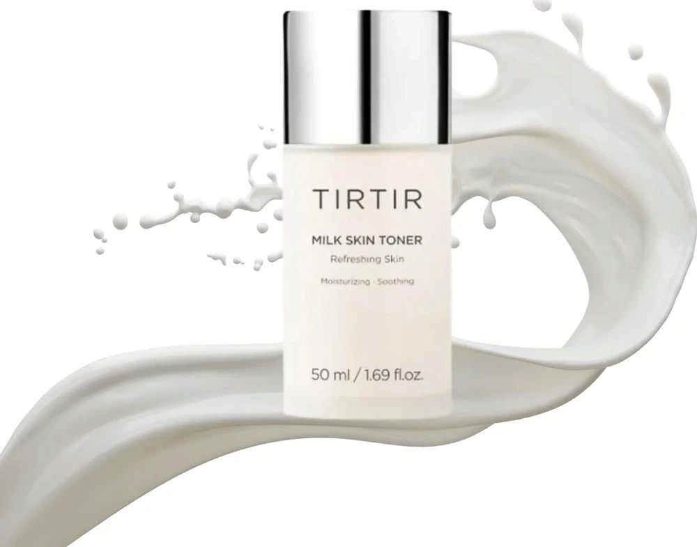 TIRTIR Milk Skin Toner Veido tonikas spindesiui ir drėkinimui suteikti, 50 ml
