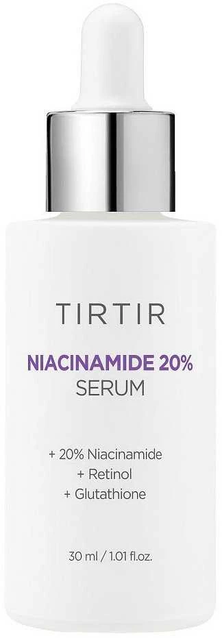 TIRTIR Brightening and Firming Face Serum with Niacinamide and Retinol Veido serumas su 20% niacinamidu ir retinoliu, 30 ml