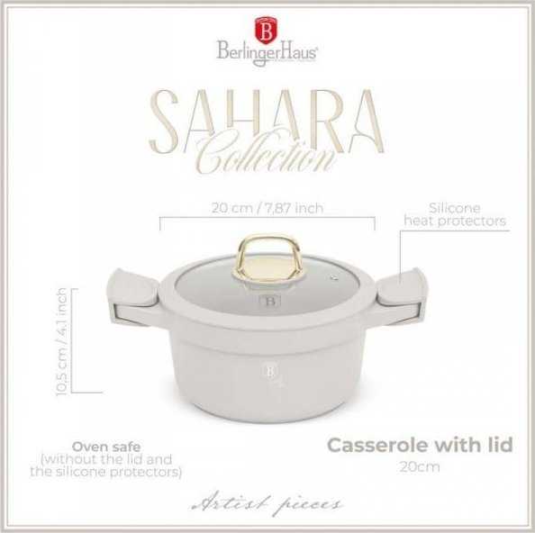 Berlinger Haus TITANINIS PRIKAISTUVIS SU DANGTELIU 20cm BERLINGER HAUS BH-7786 SAHARA