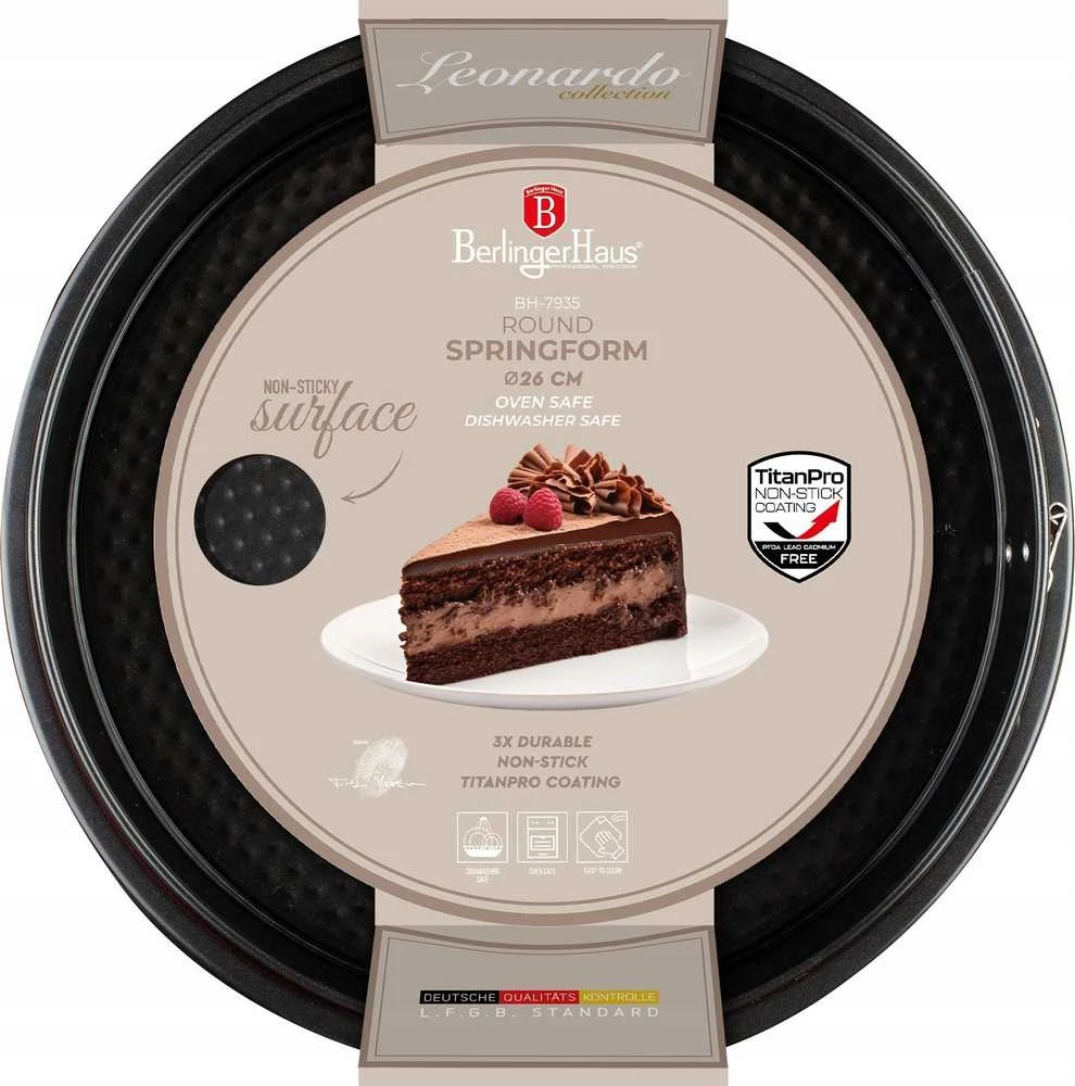 Berlinger Haus TORTO FORMA TITANINĖ 26cm BERLINGER HAUS BH-7935 LEONARDO