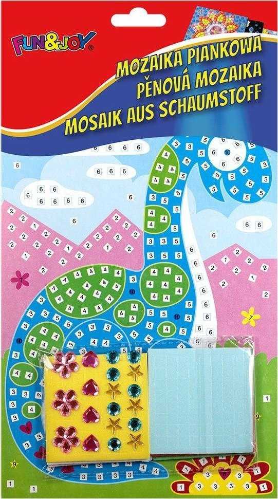 Titanum Dinosaur Fun&Joy putplasčio mozaika