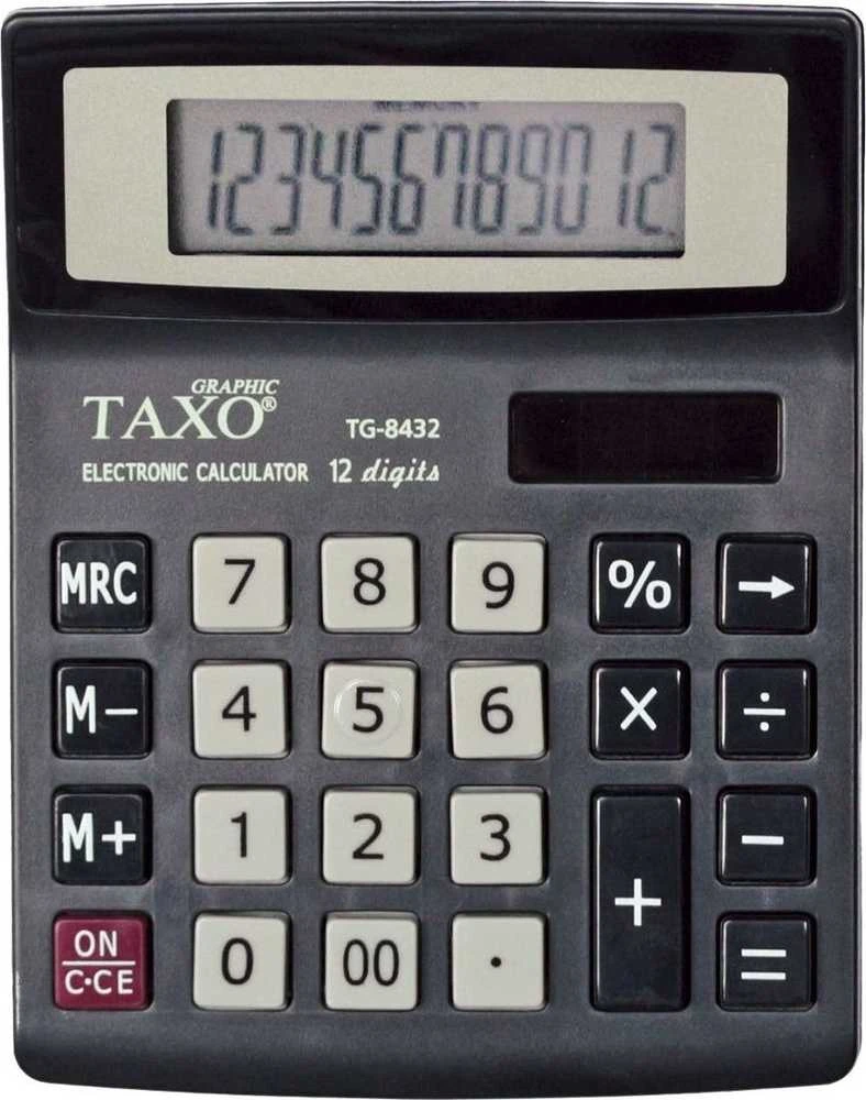Taxo TG-8432 dvylikos skaitmenų skaičiuotuvas