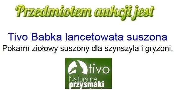 Tivo TIVO ZIOŁA BABKA LANCETOWATA XXL 600g /12